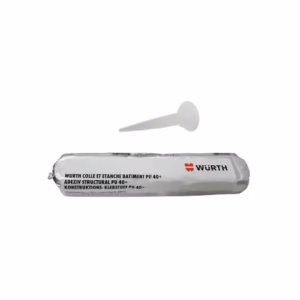 Adeziv Etansant Poliuretanic PU 40+ Wurth, 400ml, Gri, Profesional, Lipire si Etansare Metal/Plastic, Auto & Constructii(tip salam)