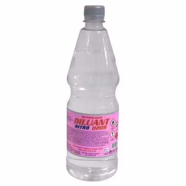Pachet 3 x Diluant Nitro Universal, 0, 9 L, pentru Diluarea Vopselelor, Lacurilor si Curatarea Uneltelor