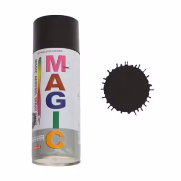 Spray vopsea MAGIC Negru mat